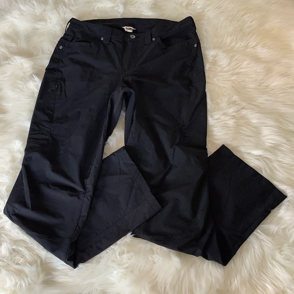 Duluth Trading Co Pants Womens 14x33 Black Flexpedition Hiking Stretch Outdoors - Picture 5 of 12